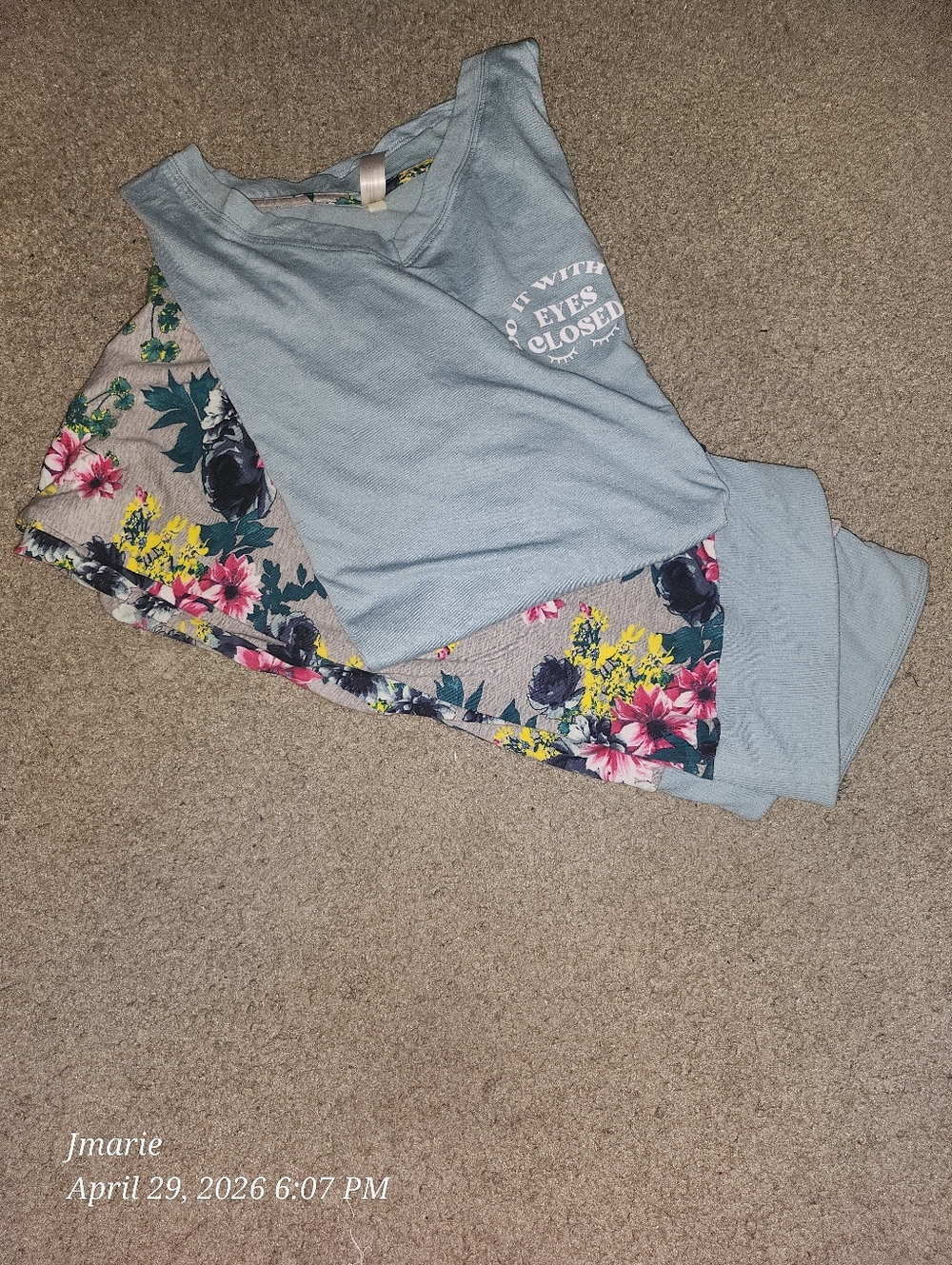 Comfy Cotton Tee & Legging PJ Set